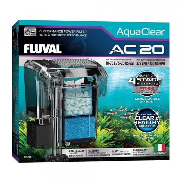 Fluval Aquaclear Hang On Filter Ac20 379lph