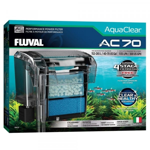 Fluval Aquaclear Hang On Filter Ac70 - 1135lph