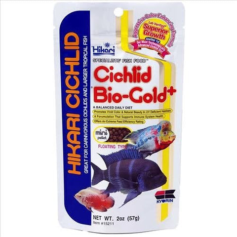 Hikari Cichlid Bio-gold Mini 57g-Hurstville Aquarium