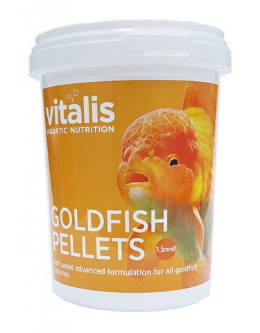 Vitalis Aquatic Nutrition Goldfish Pellets 1.5mm 70g-Hurstville Aquarium
