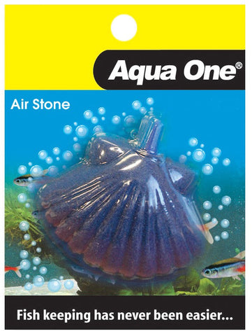 Aqua One Airstone Shell Fish 7.5cmx5.5cm (10351)-Hurstville Aquarium