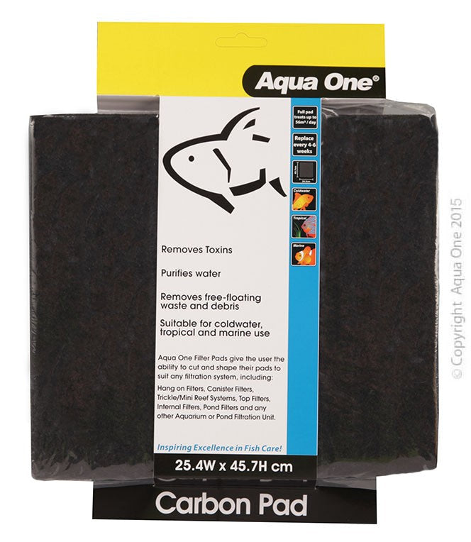 Fish tank clearance carbon filter pads