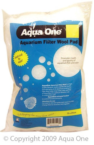 Aqua One Filter Wool Coarse 70x25cm Bag (10346)-Hurstville Aquarium