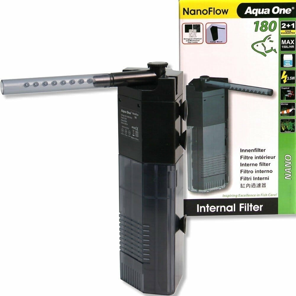 Aqua One Nanoflow 180 Internal Filter 180lh 240v