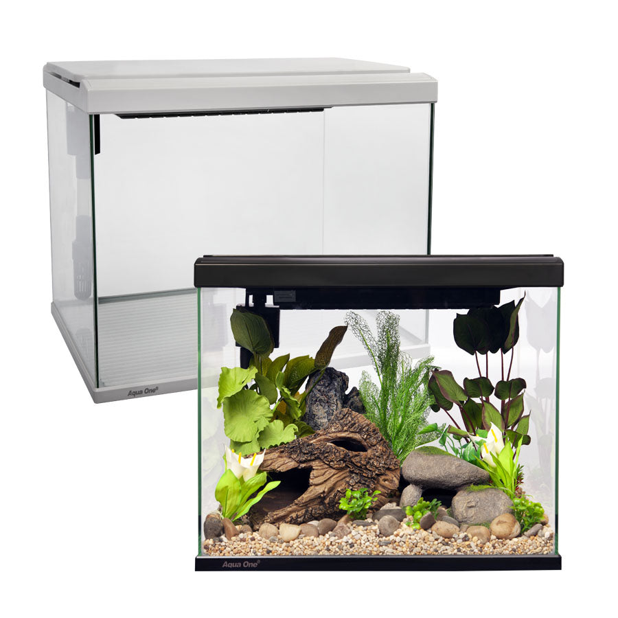 Aqua One Lifestyle Classic 40 Complete Glass Aquarium 45cm 40l Satin G Hurstville Aquarium