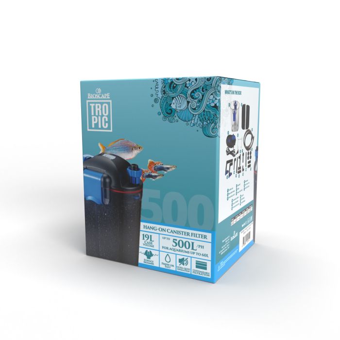 Bioscape Hang On Canister Filter 500lph