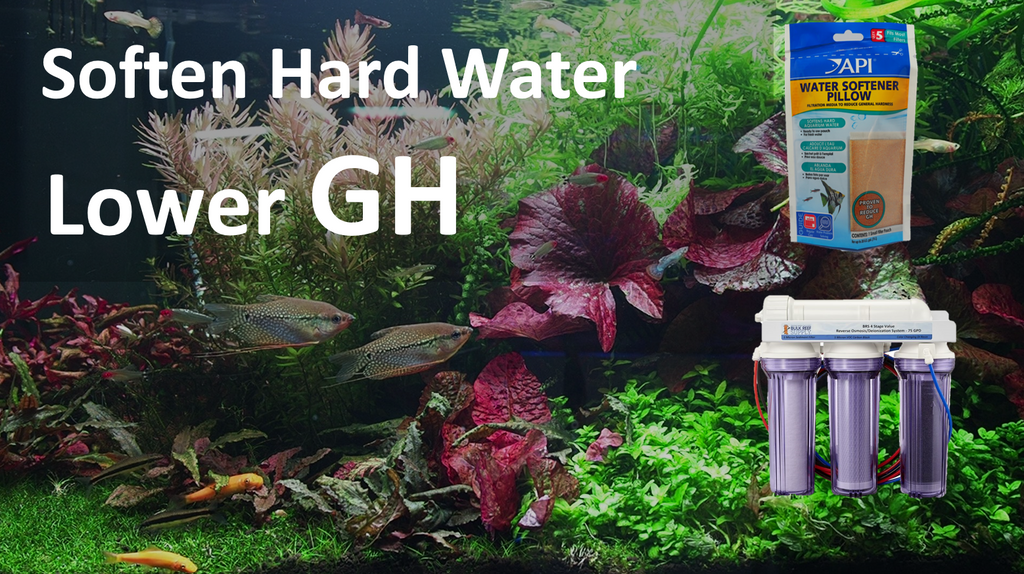 How to soften Aquarium water hardness