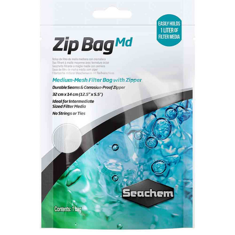 Seachem Zip Bag - Medium Mesh (32x14cm 12.5'x5.5")