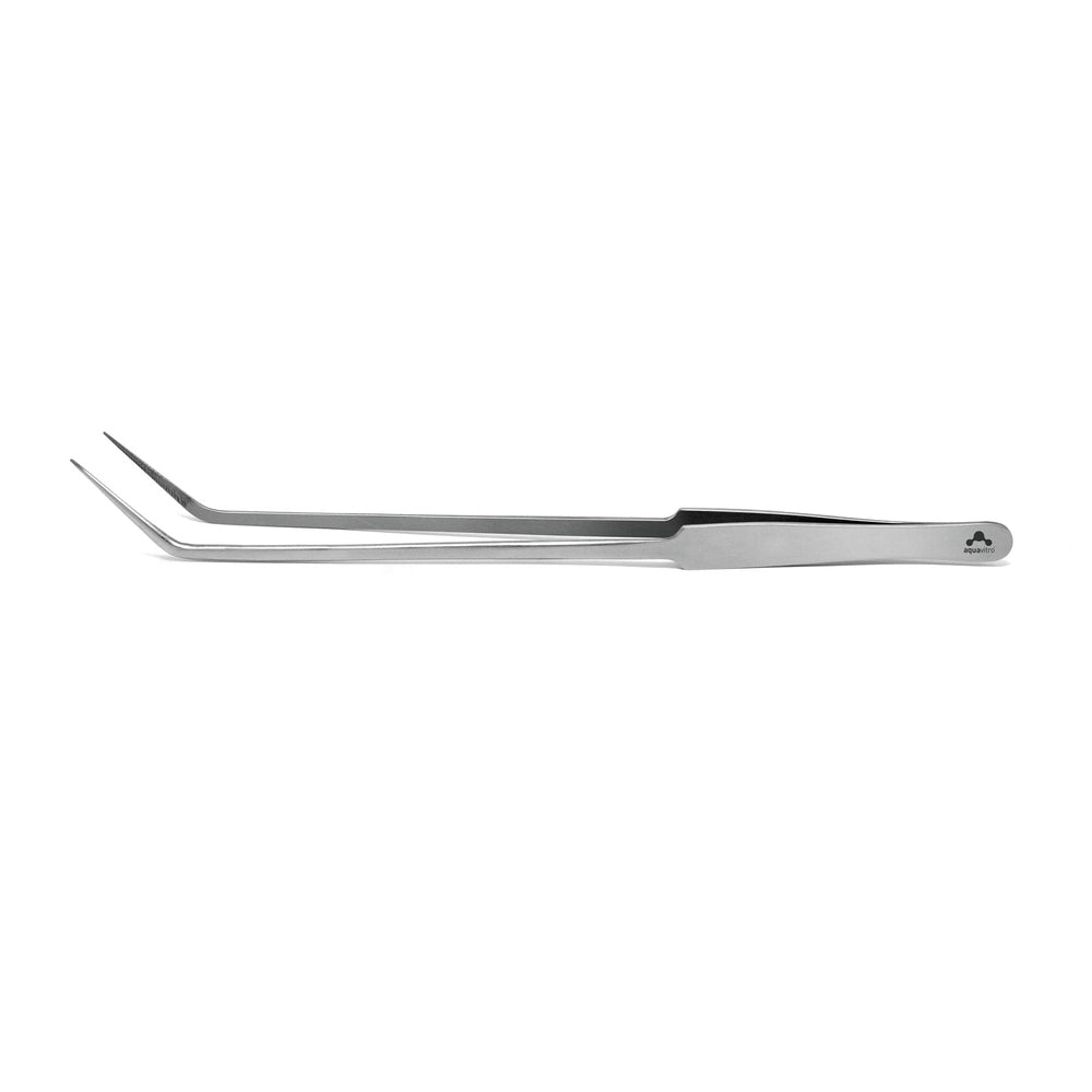 Aquavitro Cruved Needle Tip Forceps 25cm