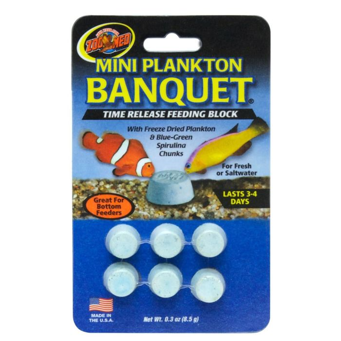 Zoo Med Mini Plankton Banquet Feeding Block ( 1 ) 7 Days 