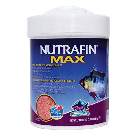 Nutrafin Max Tropical Micro Granules 80g-Hurstville Aquarium