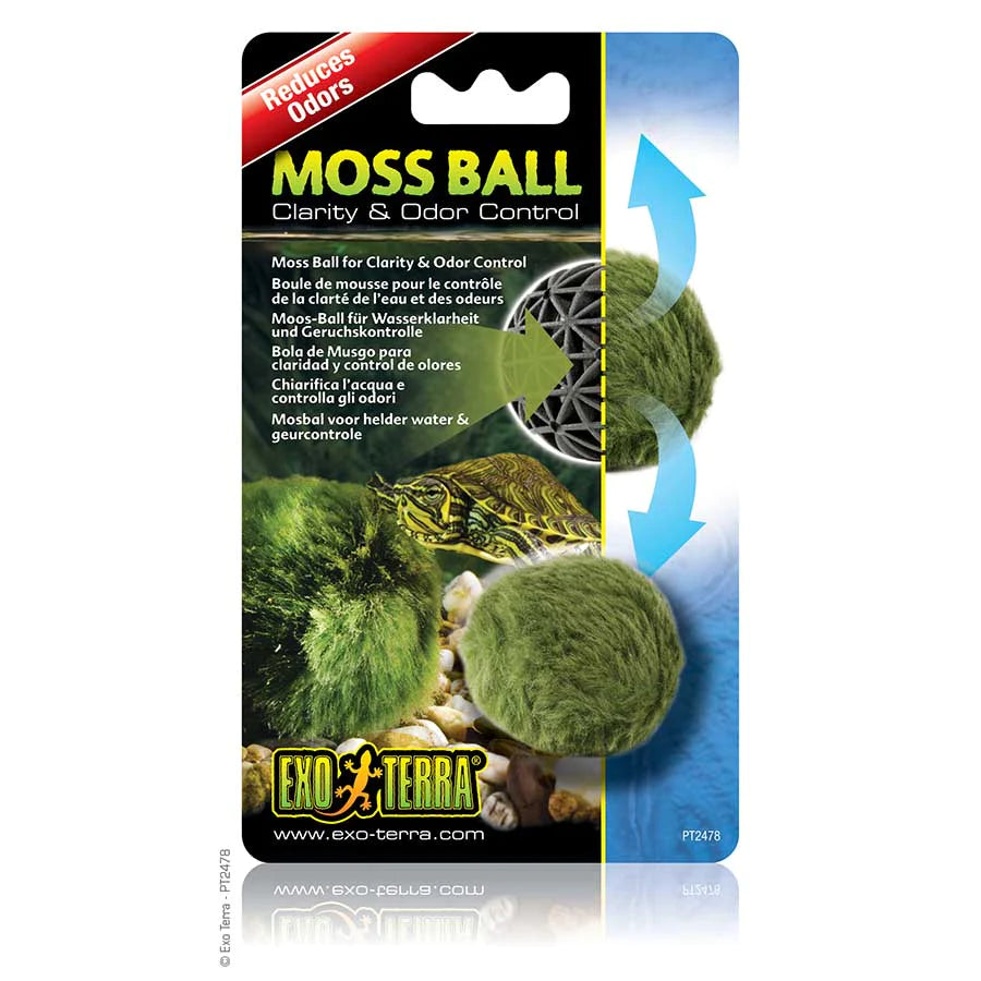 Exo Terra Moss Ball Treats 30 - 60ltrs-Hurstville Aquarium