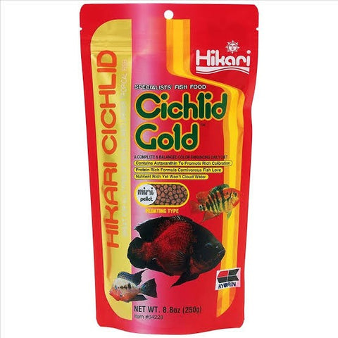 Hikari Cichlid Gold Mini Pellet 250g-Hurstville Aquarium