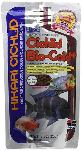 Hikari Cichlid Bio Gold Med 250g-Hurstville Aquarium