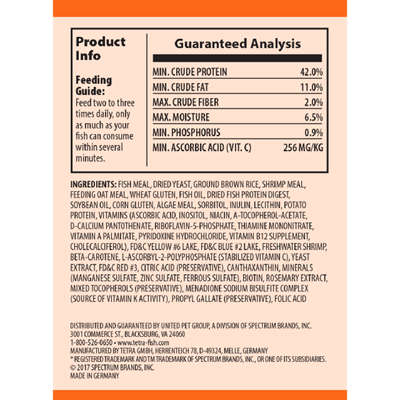 Tetra Goldfish Flakes 200g