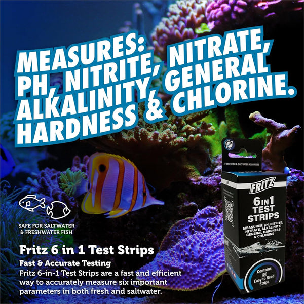 Fritz 6 In 1 Test Strips 100 Count