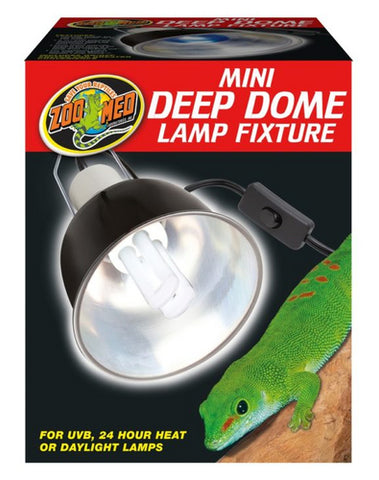 Zoo Med Mini Deep Dome Lamp Fixture-Hurstville Aquarium