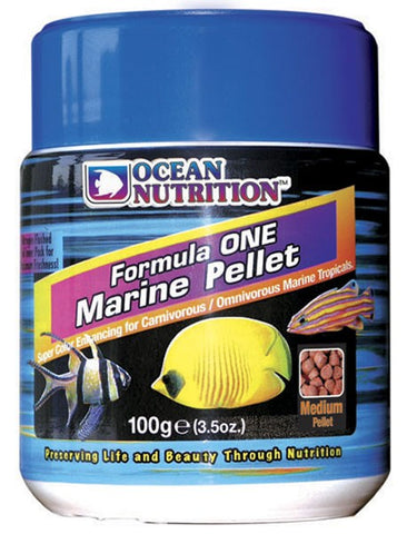 Ocean Nutrition Formula One Marine Pellet M 100g-Hurstville Aquarium