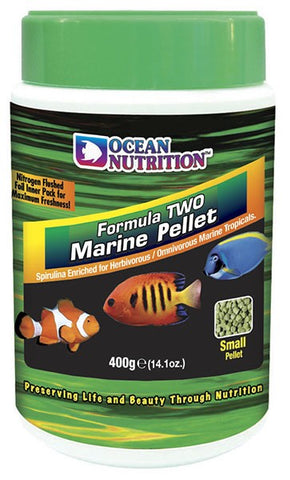 Ocean Nutrition Formula Two Pellet M 400g-Hurstville Aquarium