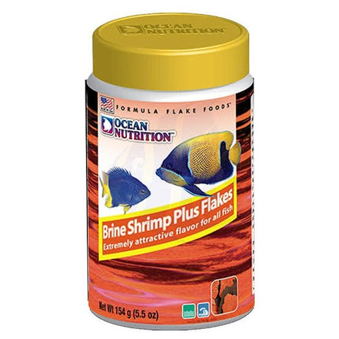 Ocean Nutrition Brine Shrimp Plus Flakes 154g-Hurstville Aquarium