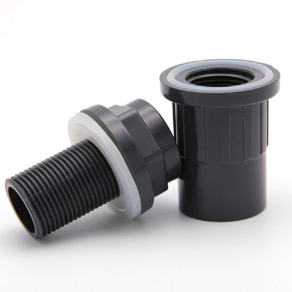 Sanking Plumbing Grey Din Tank Fitting (bulkhead) 32mm-Hurstville Aquarium