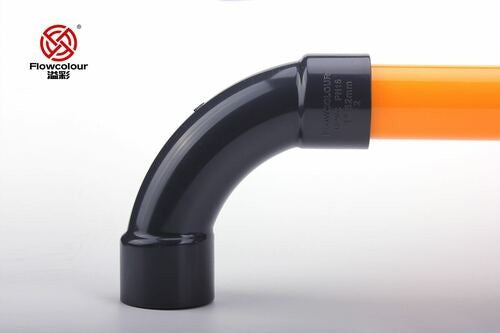 Sanking Plumbing Grey Din 90 Degree Crescent Moon Elbow 32mm-Hurstville Aquarium