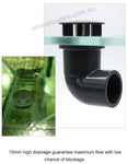 Sanking Plumbing Grey Din 90 Degree Drainage Tank Fitting 25mm-Hurstville Aquarium