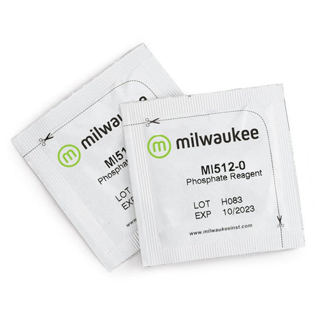 Milwaukee Instruments Mi512-100 Phosphate Reagent 100 Pcs (same As Hanna Hi713)-Hurstville Aquarium