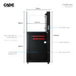 Cade Aquariums Reef S2 1500 Black (640l / 169 Gal)
