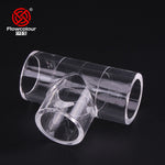 Sanking Plumbing Clear Din Acrylic Tee Sxsxs 25mm