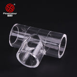 Sanking Plumbing Clear Din Acrylic Tee Sxsxs 25mm