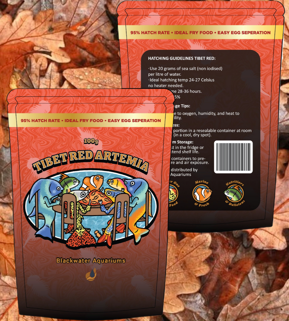 Brine Shrimp Eggs Tibet Red Eggs 95% + Hatch Rate 100g