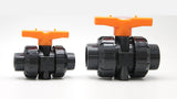 Sanking Plumbing Grey With Orange Handle Din True Union Ball Valve 20mm-Hurstville Aquarium