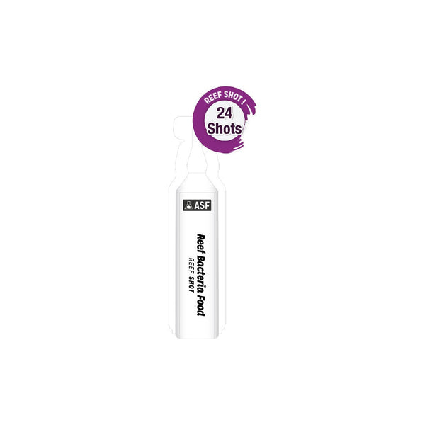 Aquarium Systems Asf Bacteria Food Reef Shots - 24 X 20ml Vials-Hurstville Aquarium