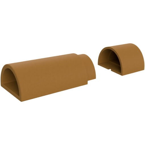 Ezyaqua Ezycave Mixed 4 Cave Bundles - Light Brown-Hurstville Aquarium