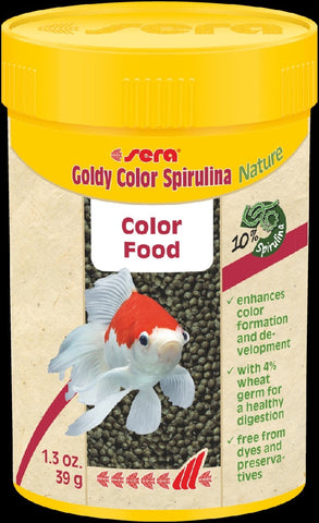 Sera Goldy Colour Spirulina Nature - 39g / 100ml-Hurstville Aquarium