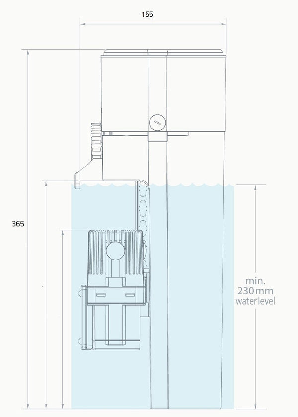 Aqua Medic Evo 501 Internal Protein Skimmer-Hurstville Aquarium