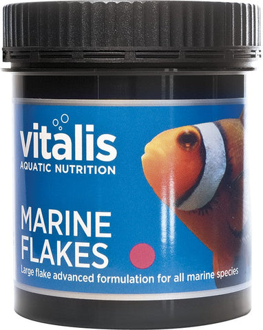 Vitalis Aquatic Nutrition Marine Flakes 30g-Hurstville Aquarium