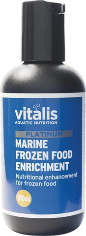 Vitalis Aquatic Nutrition Platinum Marine Frozen Food Enrichment 100ml-Hurstville Aquarium