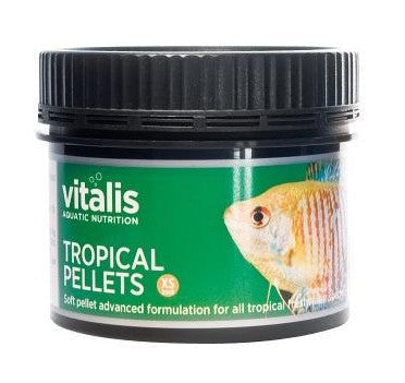 Vitalis Aquatic Nutrition Tropical Pellets 1.5mm 60g-Hurstville Aquarium
