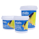 Vitalis Aquatic Nutrition Platinum Marine Pellets 1mm 140g-Hurstville Aquarium