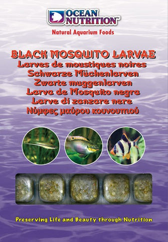 Ocean Nutrition Black Mosquito Larvae 100g-Hurstville Aquarium