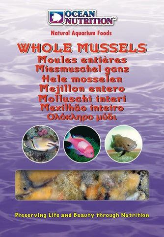 Ocean Nutrition Whole Mussels-Hurstville Aquarium