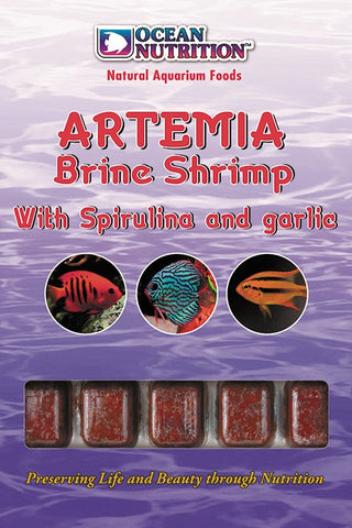 Ocean Nutrition Artemia Brine Shrimp With Spirulina And Garlic-Hurstville Aquarium