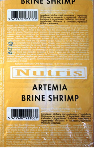 Nutris Artemia Brine Shrimp 100g-Hurstville Aquarium