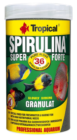 Tropical Spirulina Super Forte Granulat 60g-Hurstville Aquarium