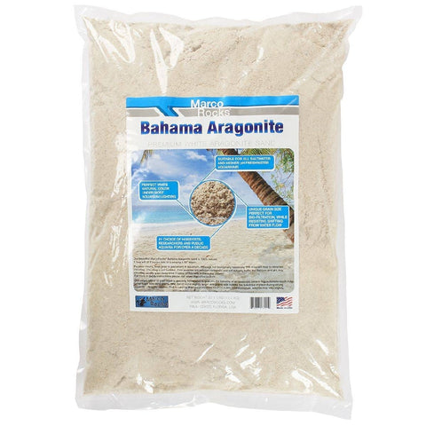 Marco Rock - Bahama Aragonite Sand 10.2kg-Hurstville Aquarium