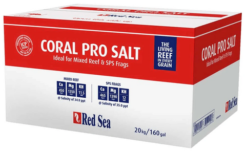 Red Sea Coral Pro Salt 20kg Refill Box 600ltr