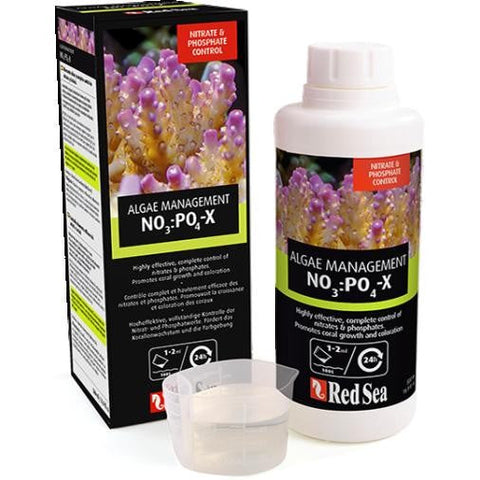 Red Sea Algae Management No3:po4-x (nopox) Nitrate And Phosphate Remover 500ml-Hurstville Aquarium