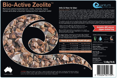 Quantum Bio Active Zeolite 12kg-Hurstville Aquarium
